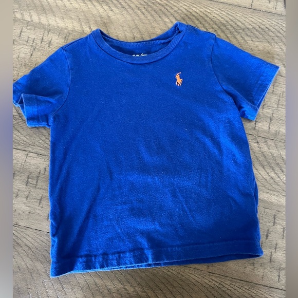 Ralph Lauren Other - Ralph Lauren Kids Royal Blue Tee with Orange Logo